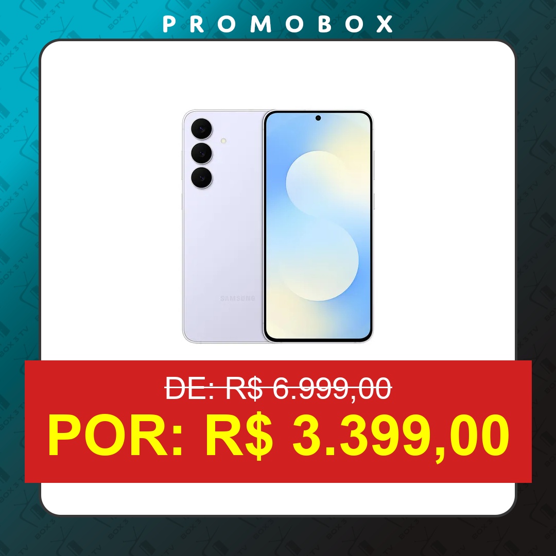 OFERTA: Celular Samsung Galaxy S25 Fe 5g, 256gb, 8gb Ram, Câmera Tripla De 50+12+8, Tela Grande De 6.7 Azul