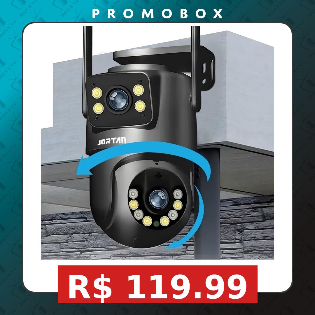 Shopee: Câmera De Segurança a Prova de água Lente Dupla APP YOOSEE IP66 Camera IP WiFi 360