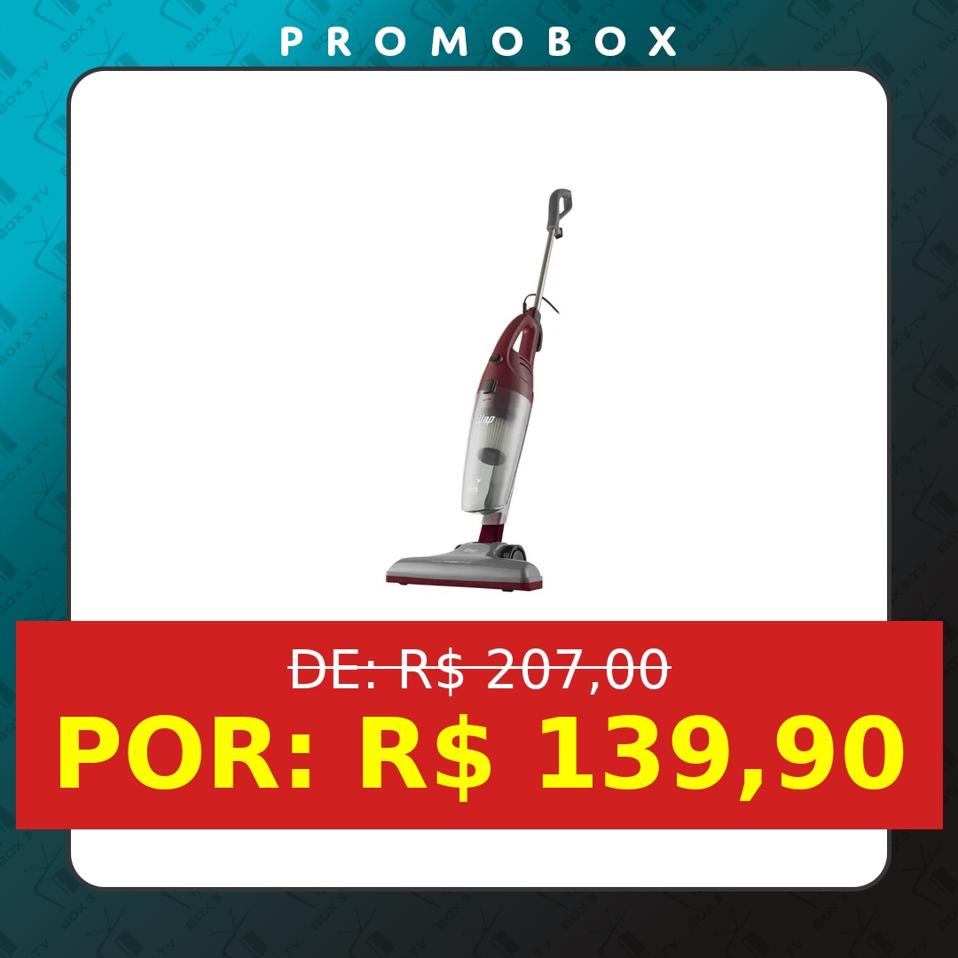OFERTA: Aspirador De Pó Vertical E Portátil Wap High Speed Plus 1350w 3 Em 1 – R$ 139,90