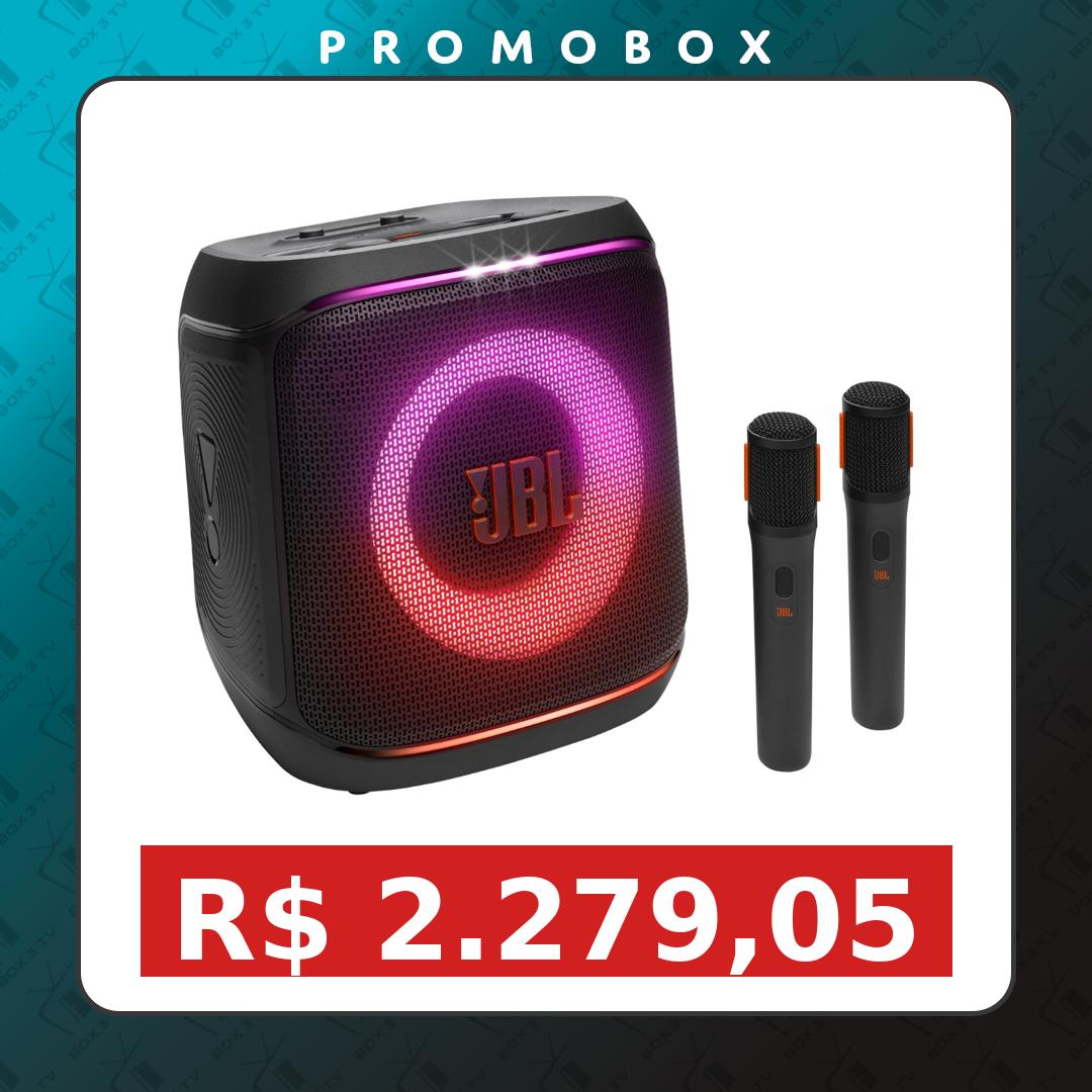 Caixa De Som Partybox Encore 2 Com Microfone Jbl Preto