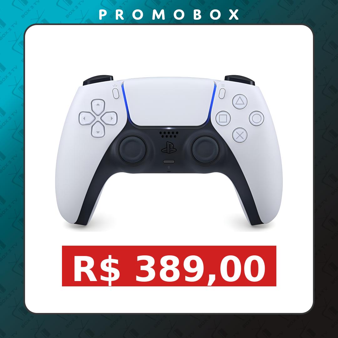 Controle Joystick Sem Fio Sony Playstation Dualsense Branco