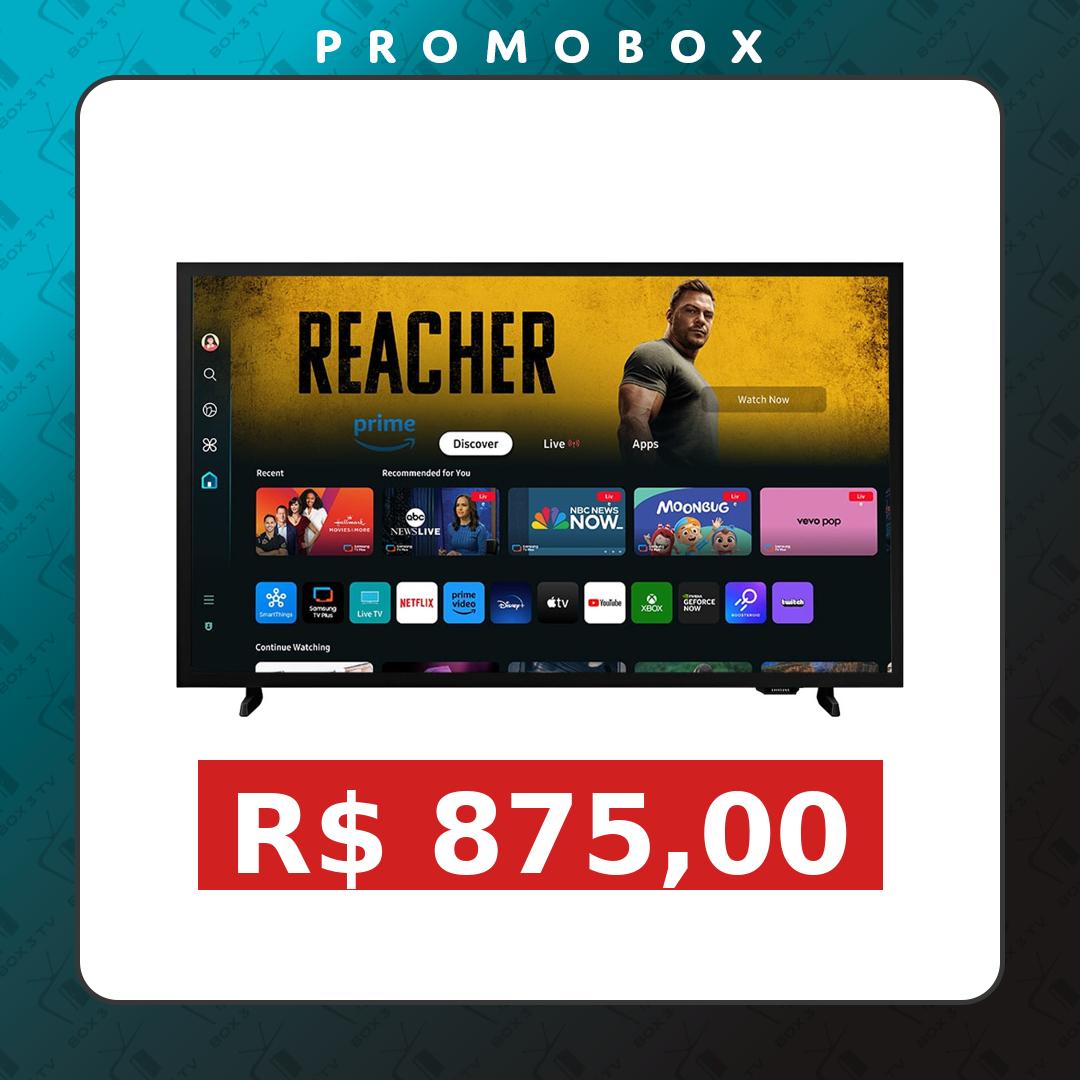 Mercado Livre: Smart Tv Samsung 32” Hd Tizen Hdr Wi-fi Hdmi Monitor Bivolt Preta Preto