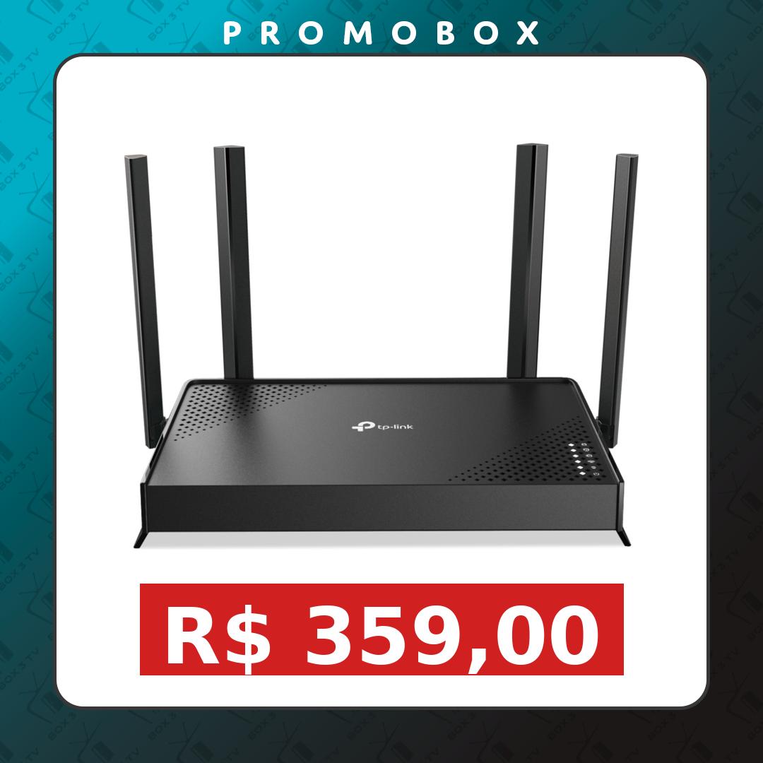 Roteador Wi-Fi 7 TP-Link Archer Be220 Dual Band Be3600 4 Antenas Velocidade até 3.6gbps Compatível com Easymesh