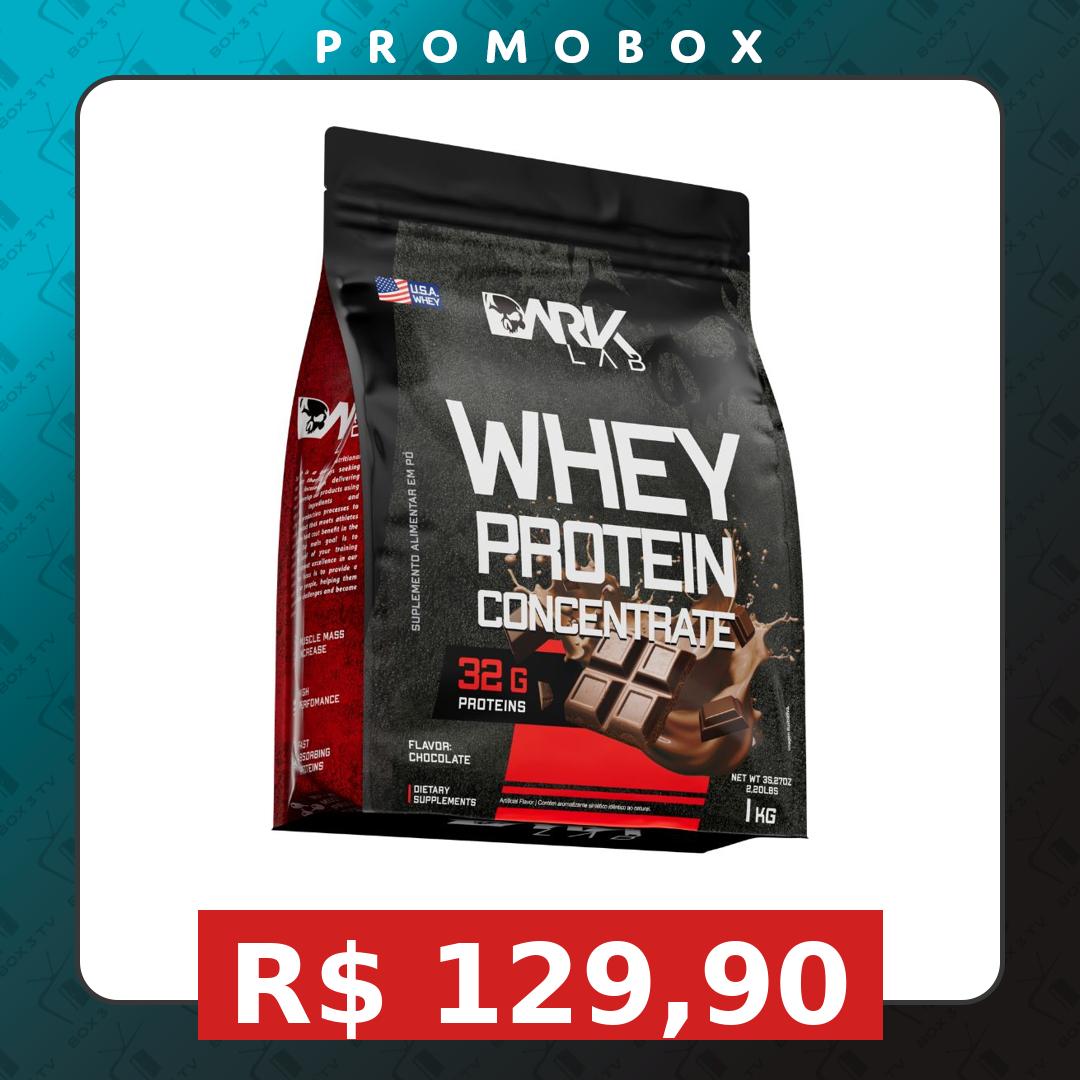 Mercado Livre: Whey Protein Concentrado 1kg Chocolate Dark Lab