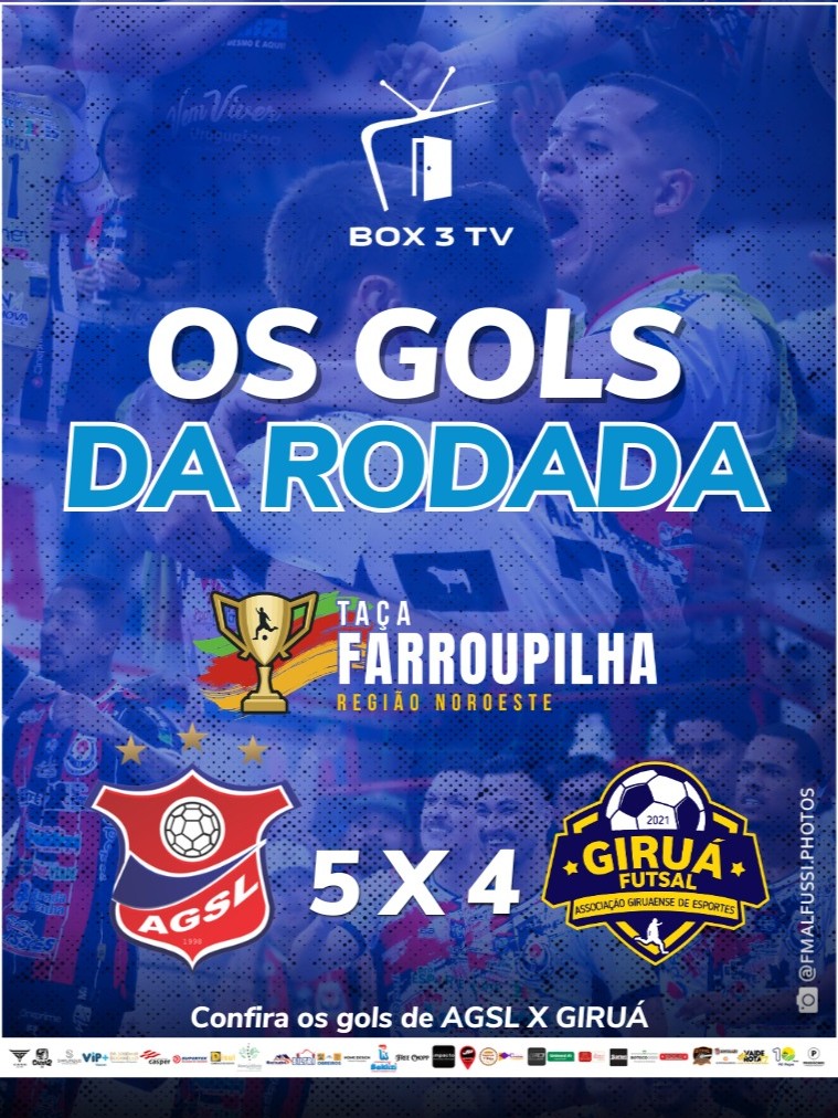 Post: Confira os gols do jogo entre AGSL 5 x 4…