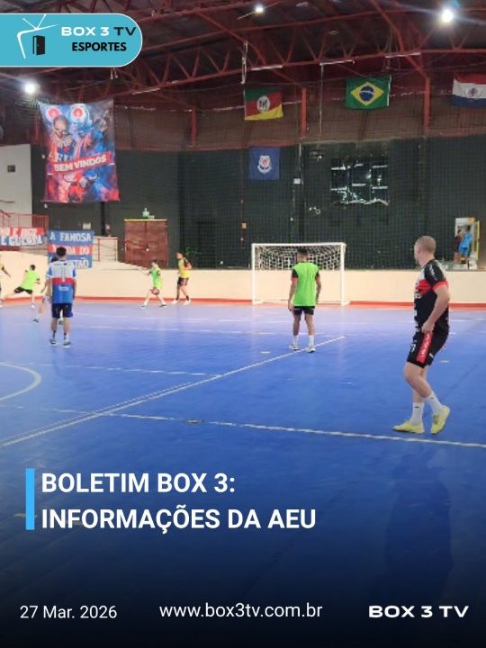 Post: BOLETIM BOX 3 – AEU

 Informações da via…