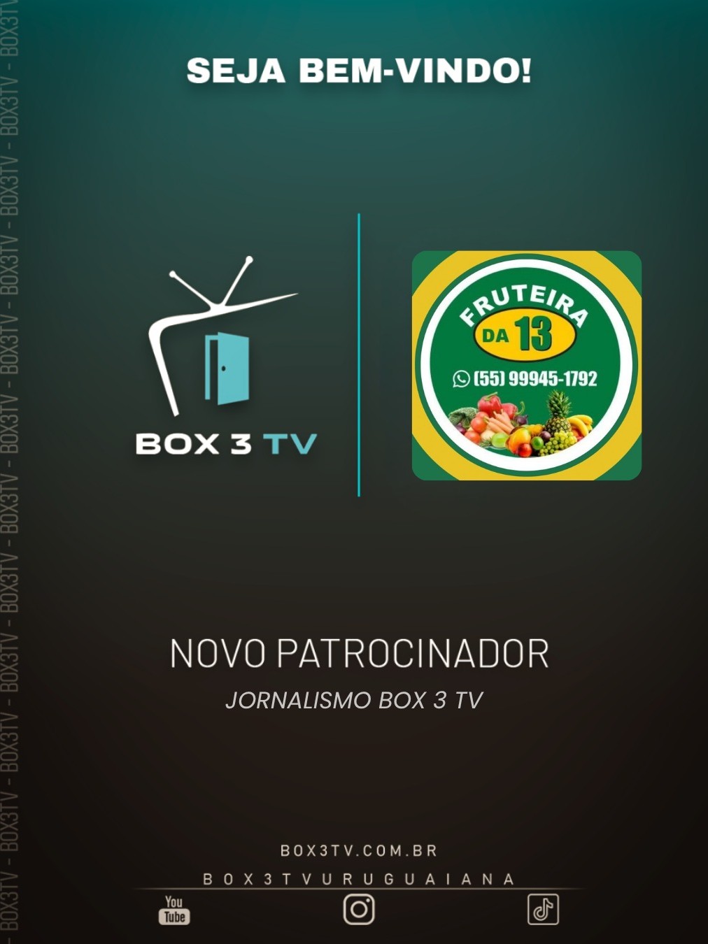 Post: Seja muito bem-vinda, Fruteira da 13!

É…