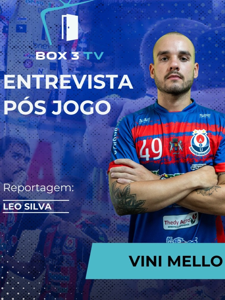 Post: Entrevista pós jogo com o Goleiro Vini M…