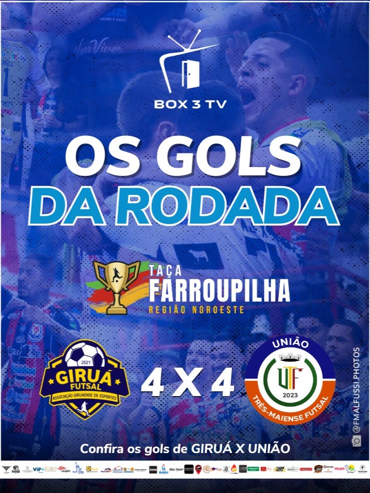Post: Confira os gols do jogo entre GIRUÁ 4 X …