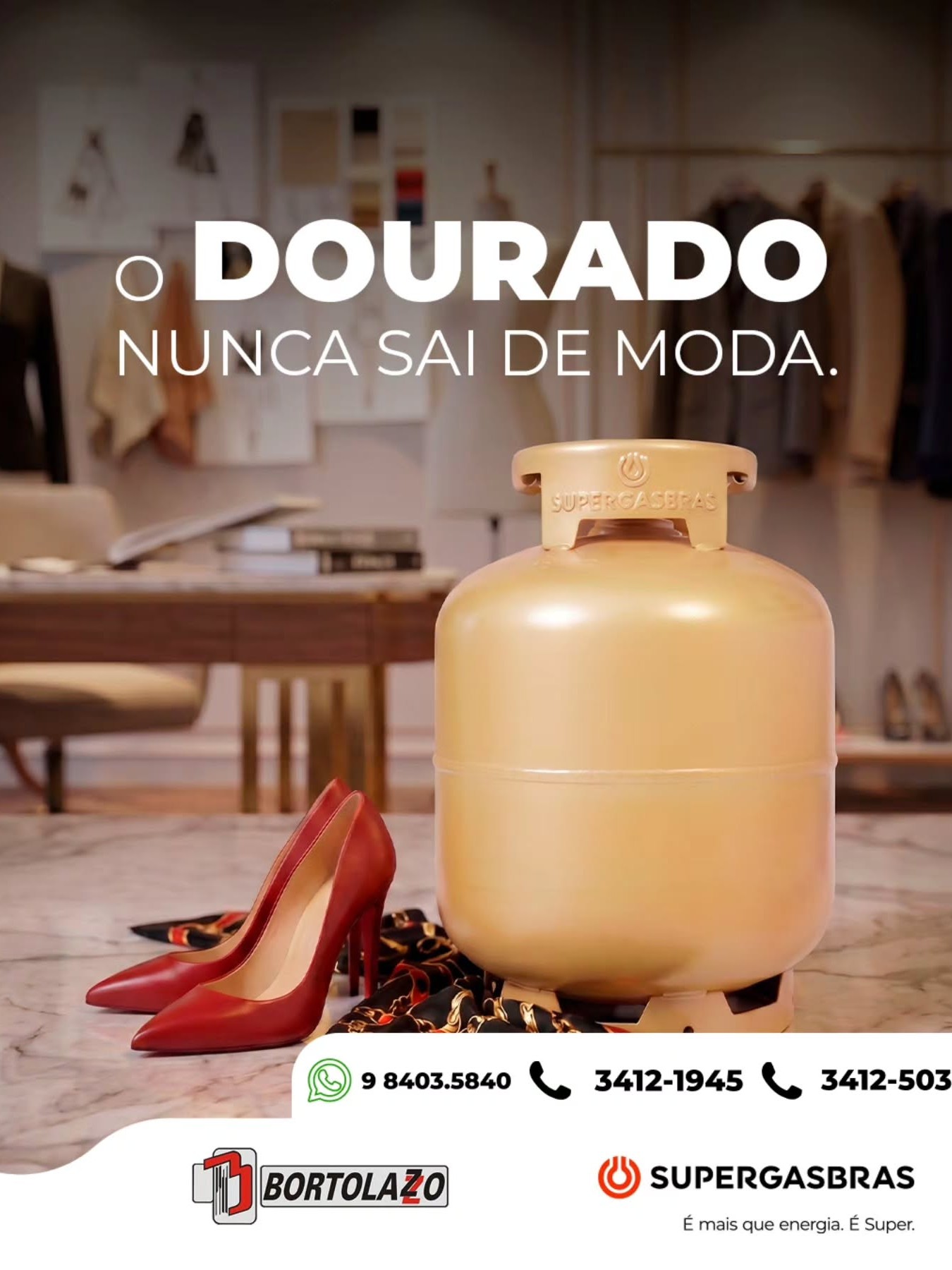 Post: O Dourado nunca sai de moda!
A Supergas…