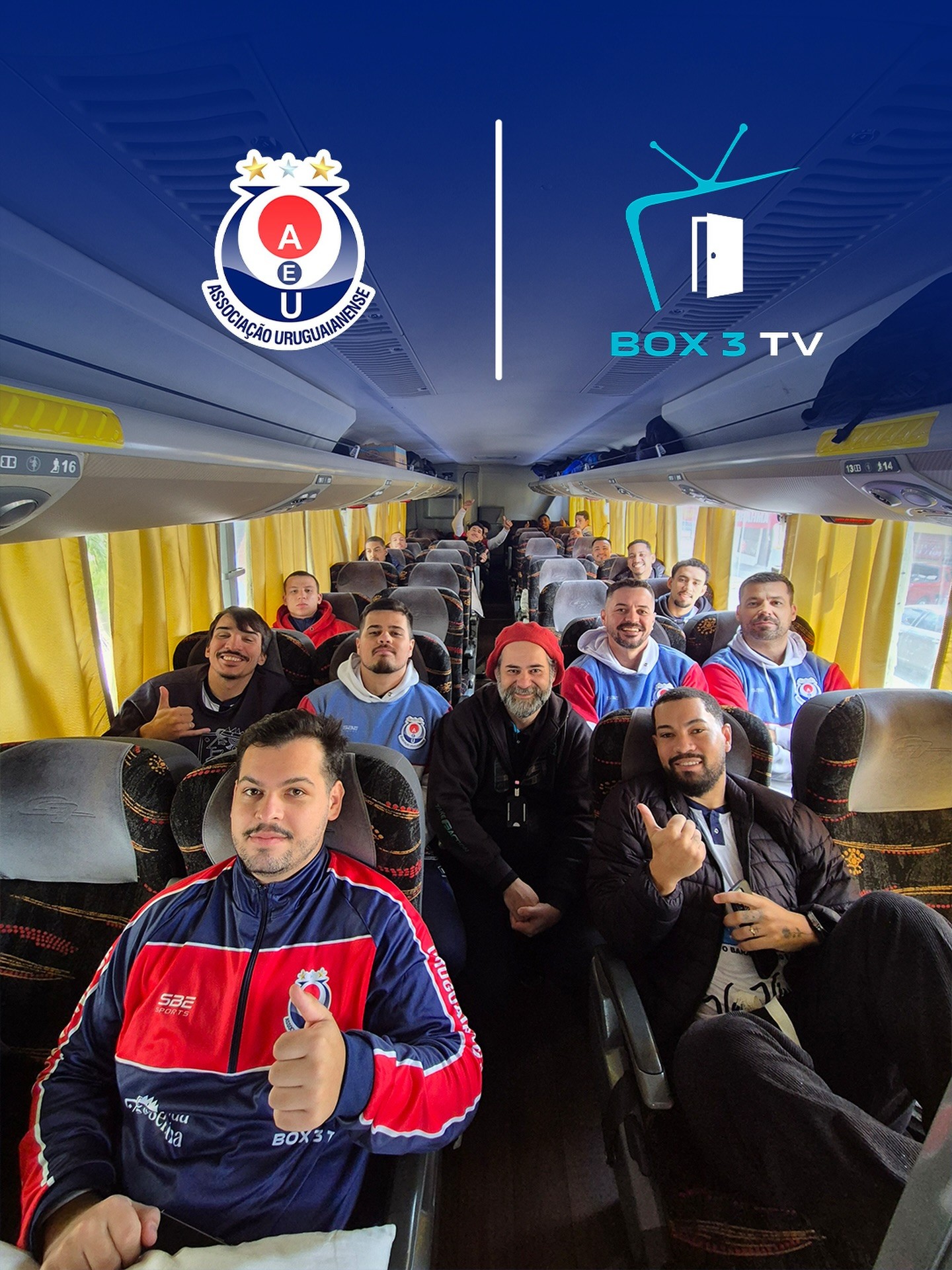 Post: URUGUAIANENSE JÁ NA ESTRADA! 🚍🔥
Rumo ao…