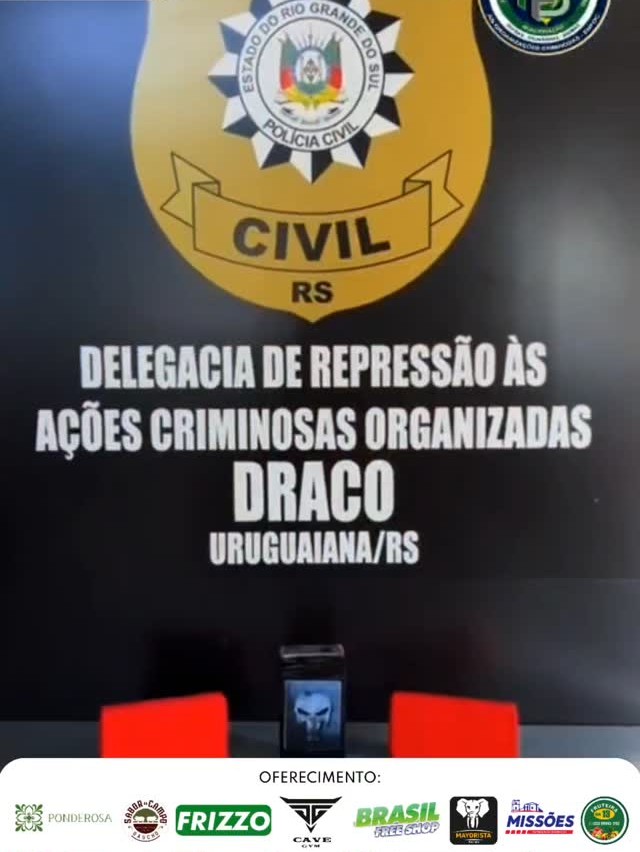 Post: POLÍCIA CIVIL/DPI
4ª DPRI/DRACO-URUGUAIA…
