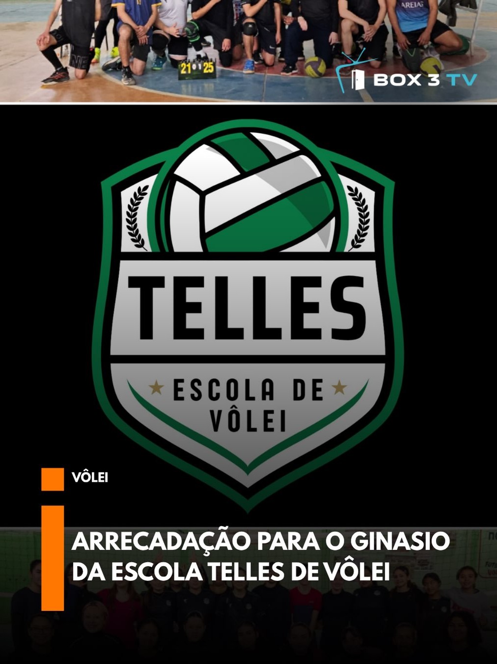 Post: VAKINHA + GALETO PARA O NOVO GINÁSIO! 🏐
…