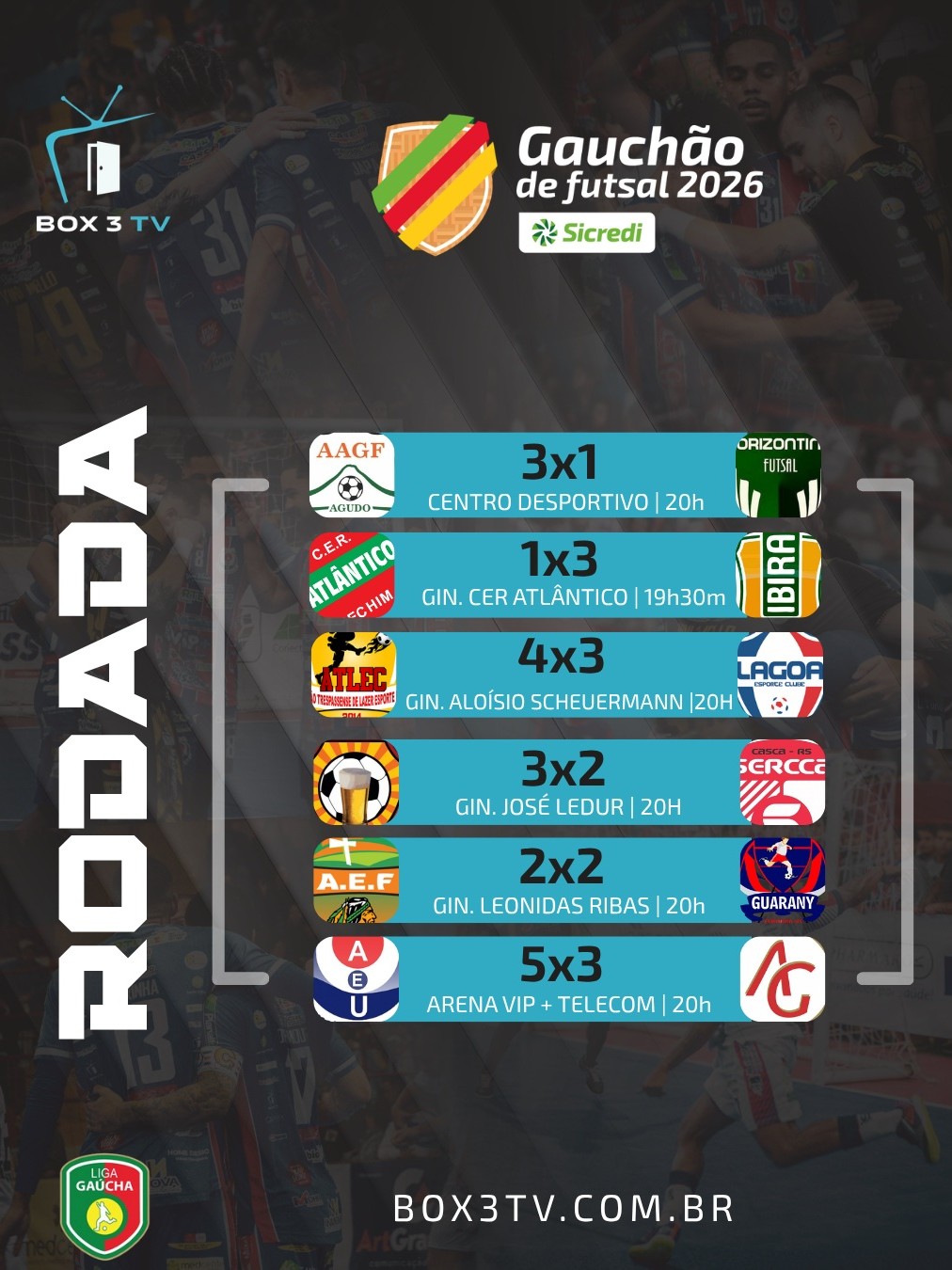 Post: 🔥 RESULTADOS DA RODADA! ⚽️💨

A emoção to…