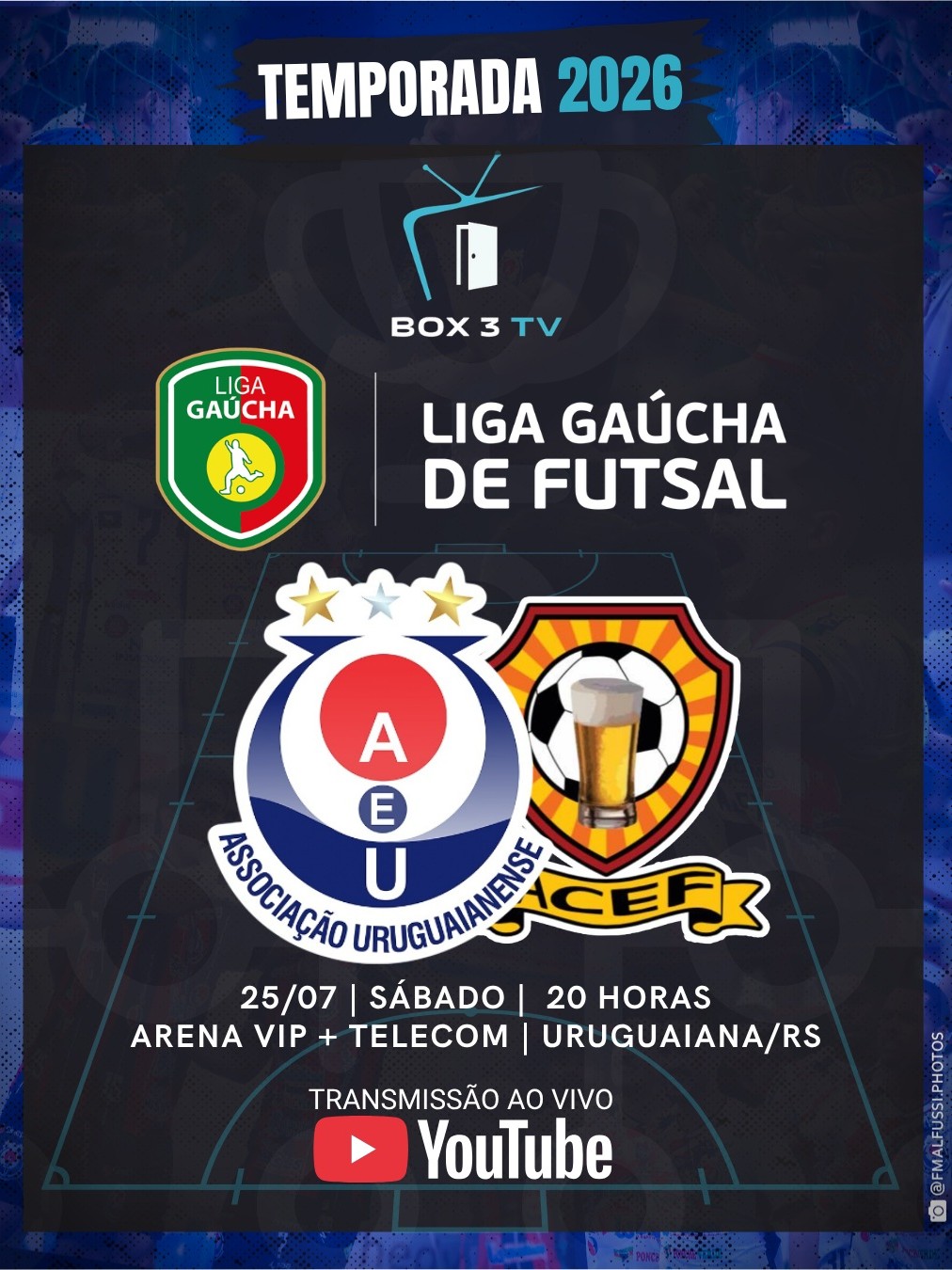 Post: 🔥⚽ Liga Gaúcha de Futsal 2026 

Neste sá…