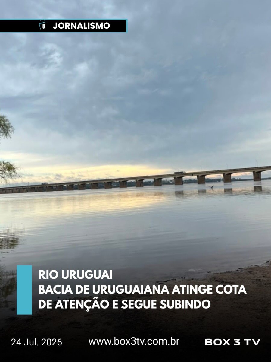 Post: Rio Uruguai entra em cota de atenção e s…