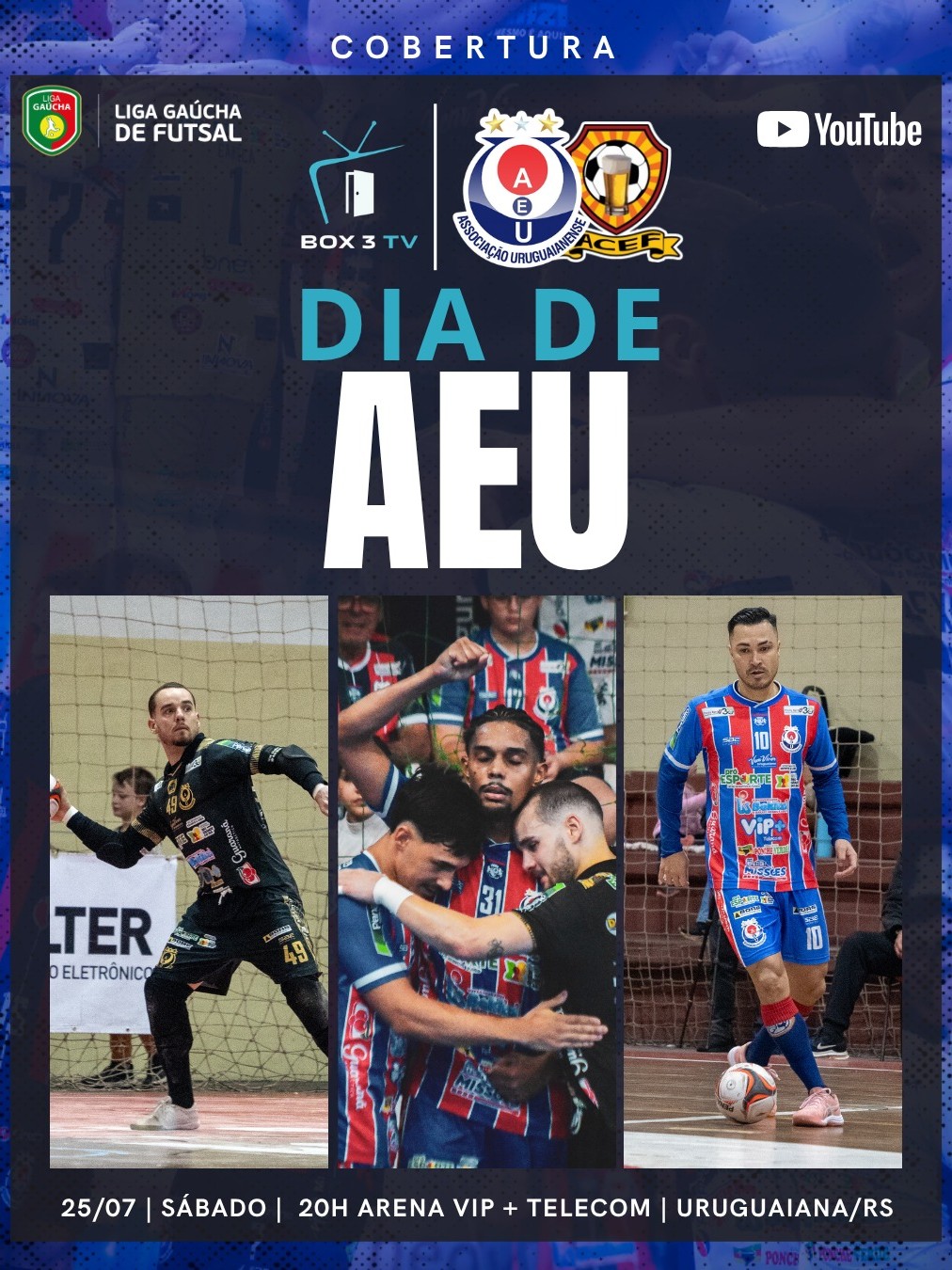 Post: ⚽🔥 É DIA AEU! 
A Liga Gaúcha invade a A…