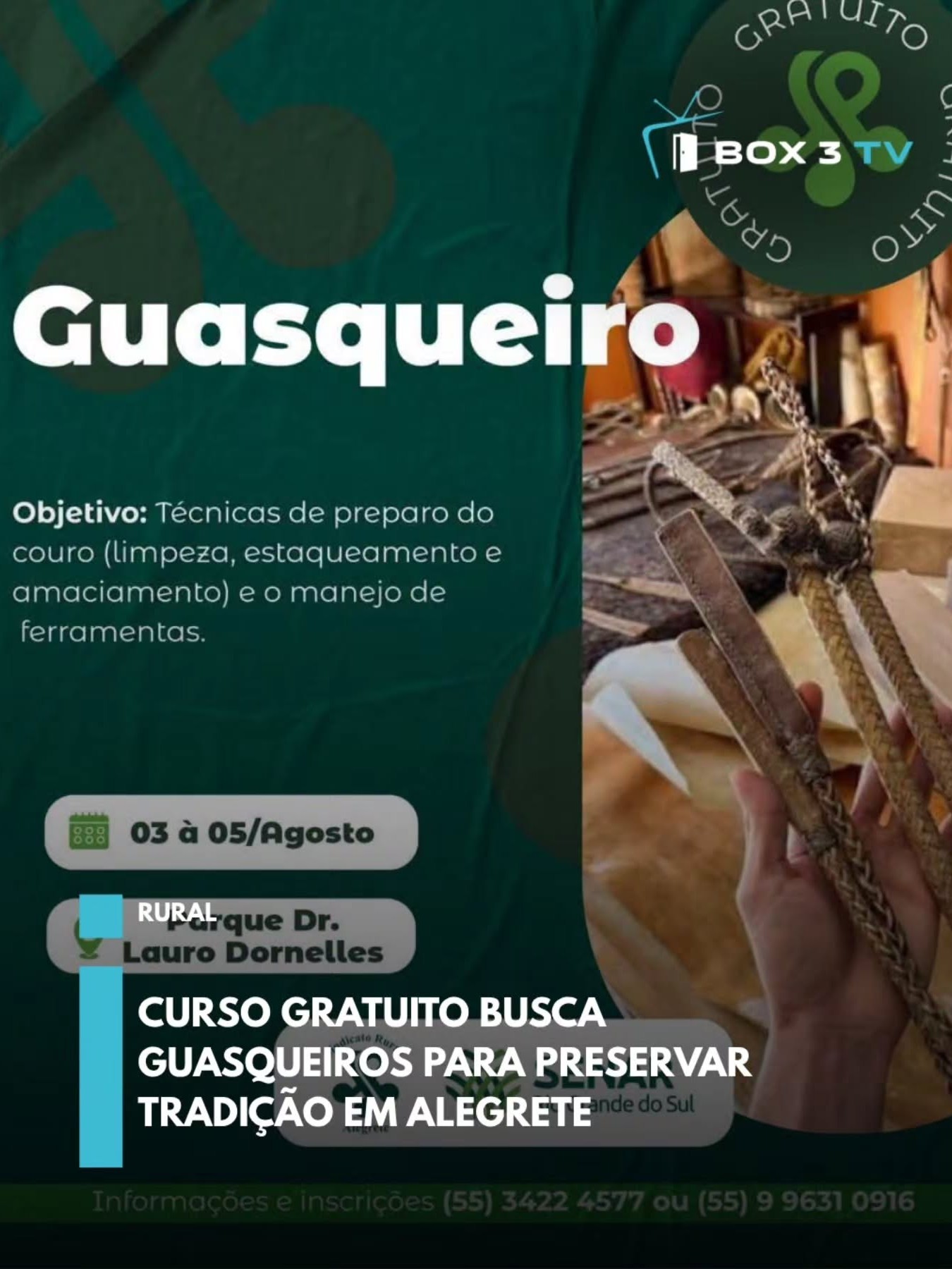 Post: O Sindicato Rural de Alegrete está procu…