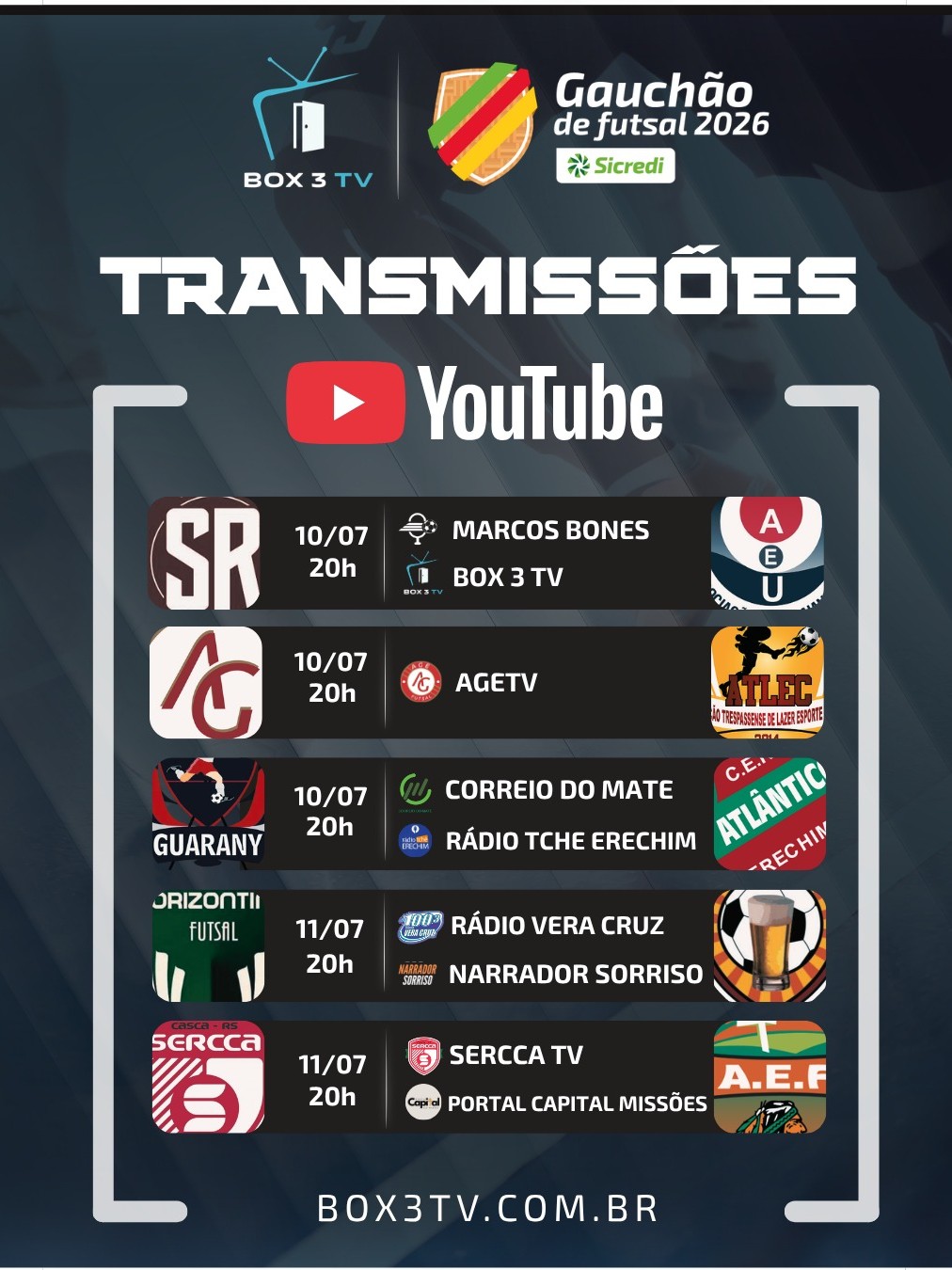 Post: ONDE ASSISTIR? 👀

Assista a rodada compl…