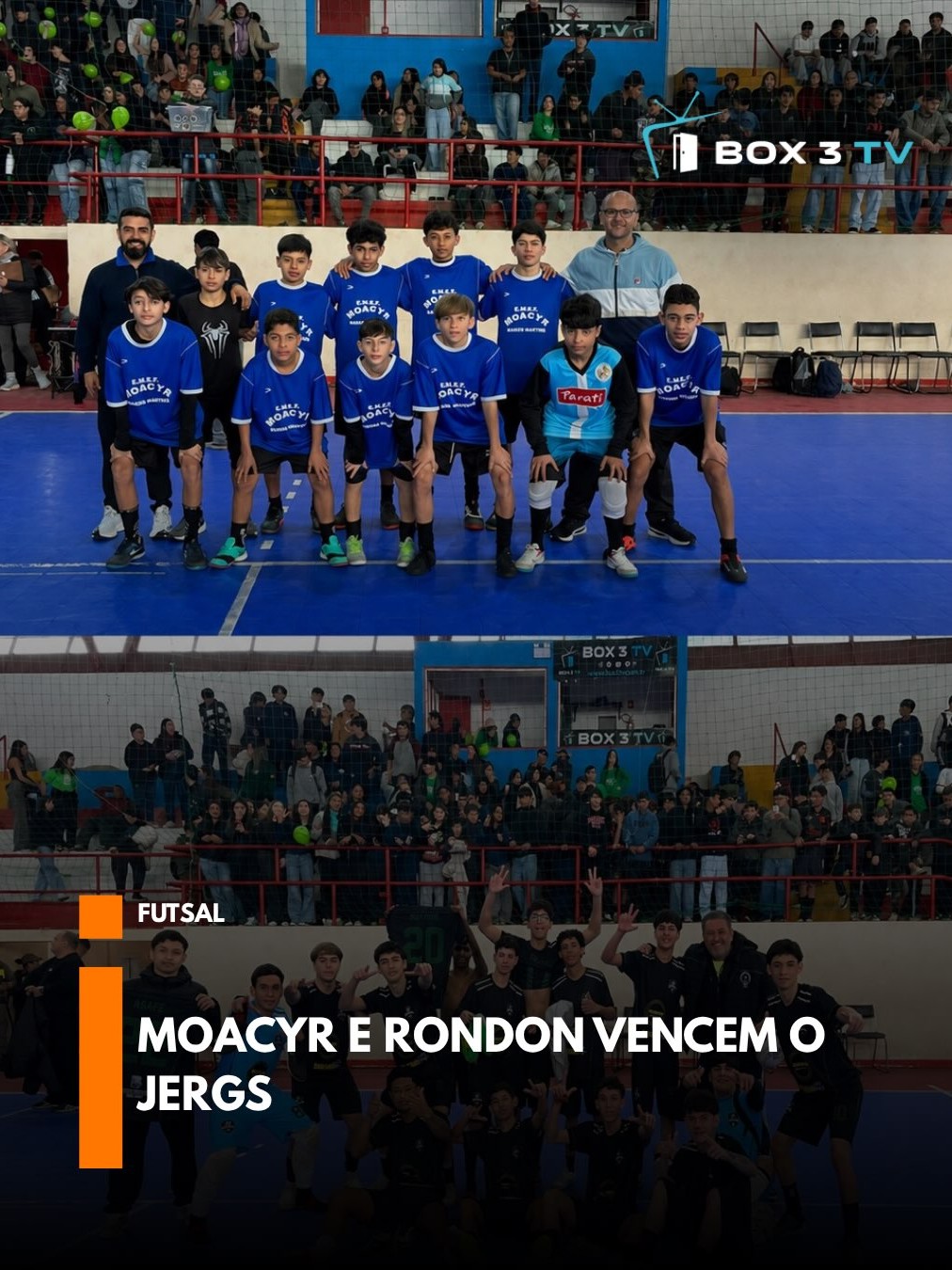 Post: MOACYR E RONDON SÃO CAMPEÕES NO FUTSAL E…