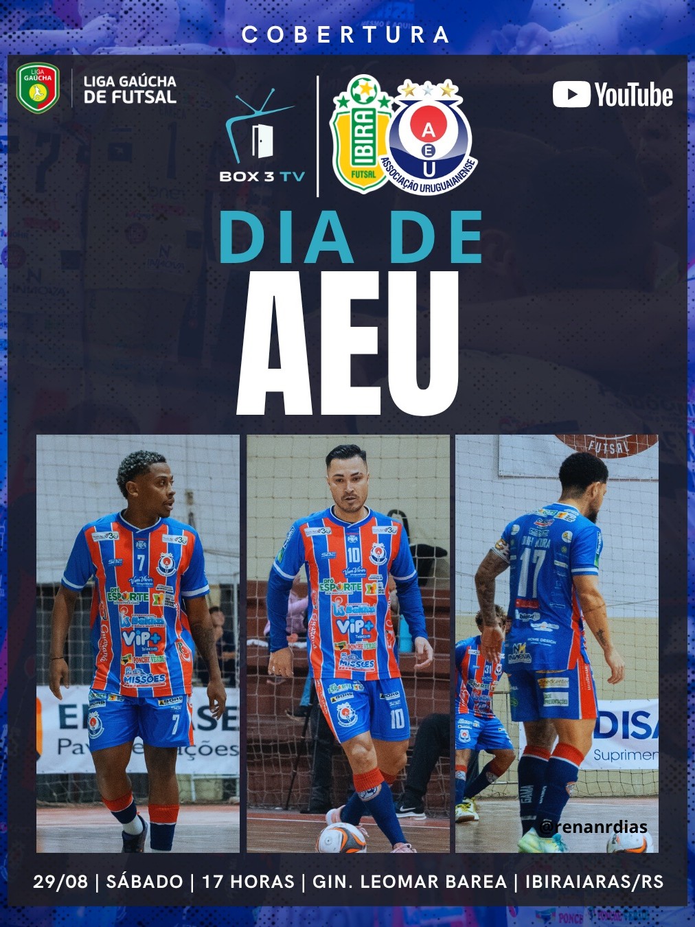 Post: HOJE É DIA DE AEU! 🔵🔴

Mais um desafio p…