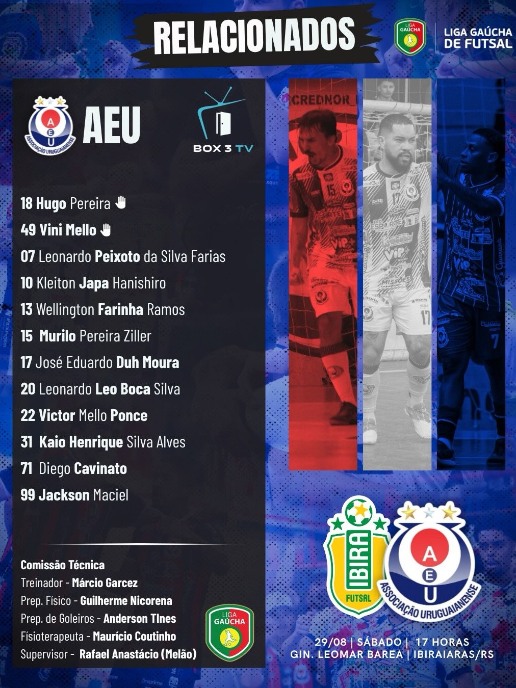 Post: RELACIONADOS! 🇳🇱

 AEU vai pra quadra co…