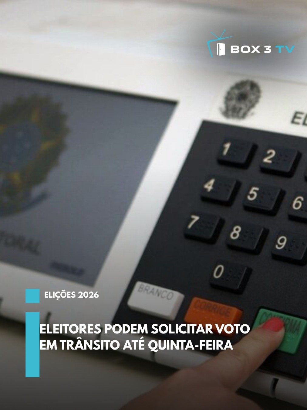 Post: Eleitores que estarão fora do município …