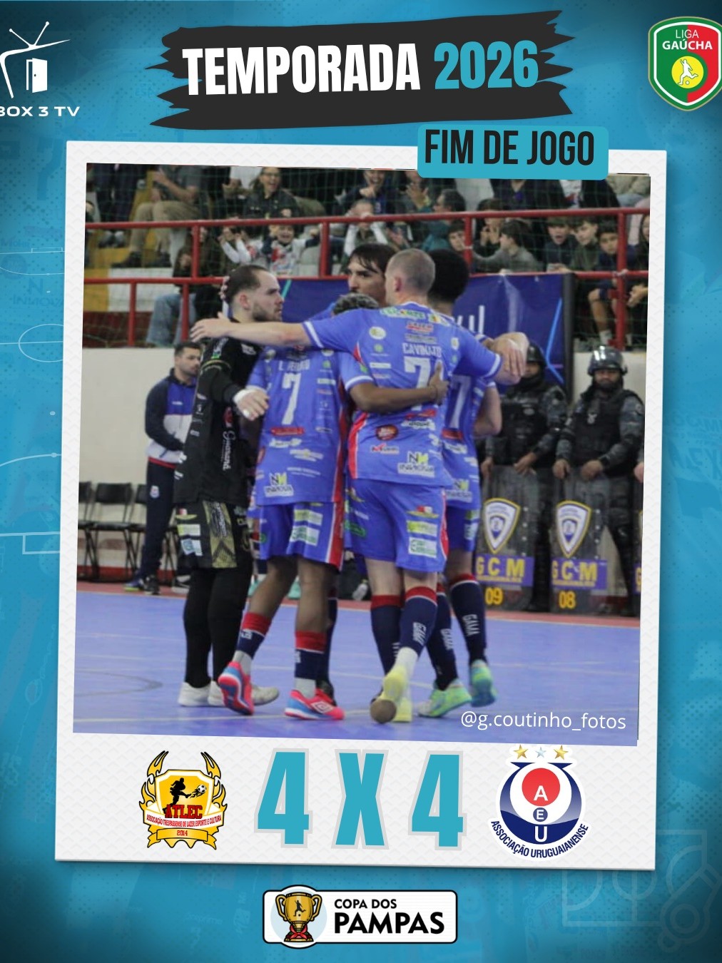 Post: 🏆 EMPATE FORA DE CASA! 🏆

Em um jogo de …