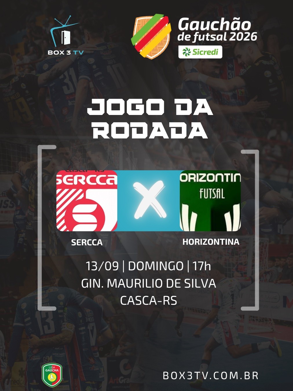 Post: JOGO DA RODADA! 🔥⚽

Gauchão de Futsal 20…