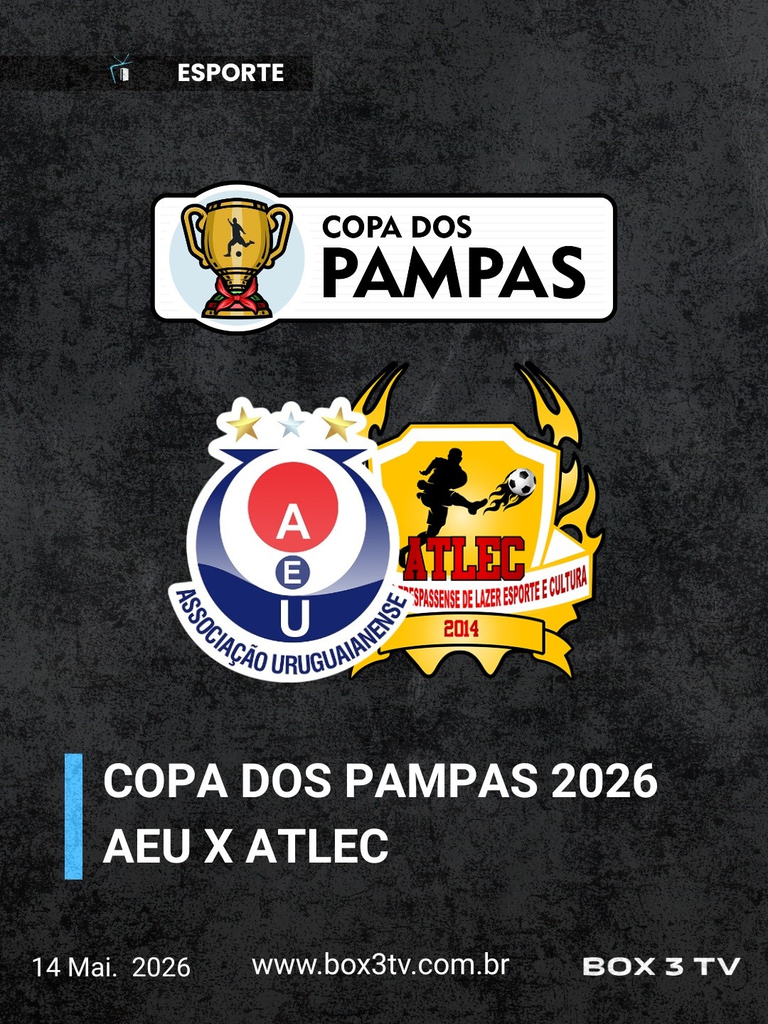 Post: 🔥 É DIA DE DECISÃO! 
🏟️ Nesta quarta, às…