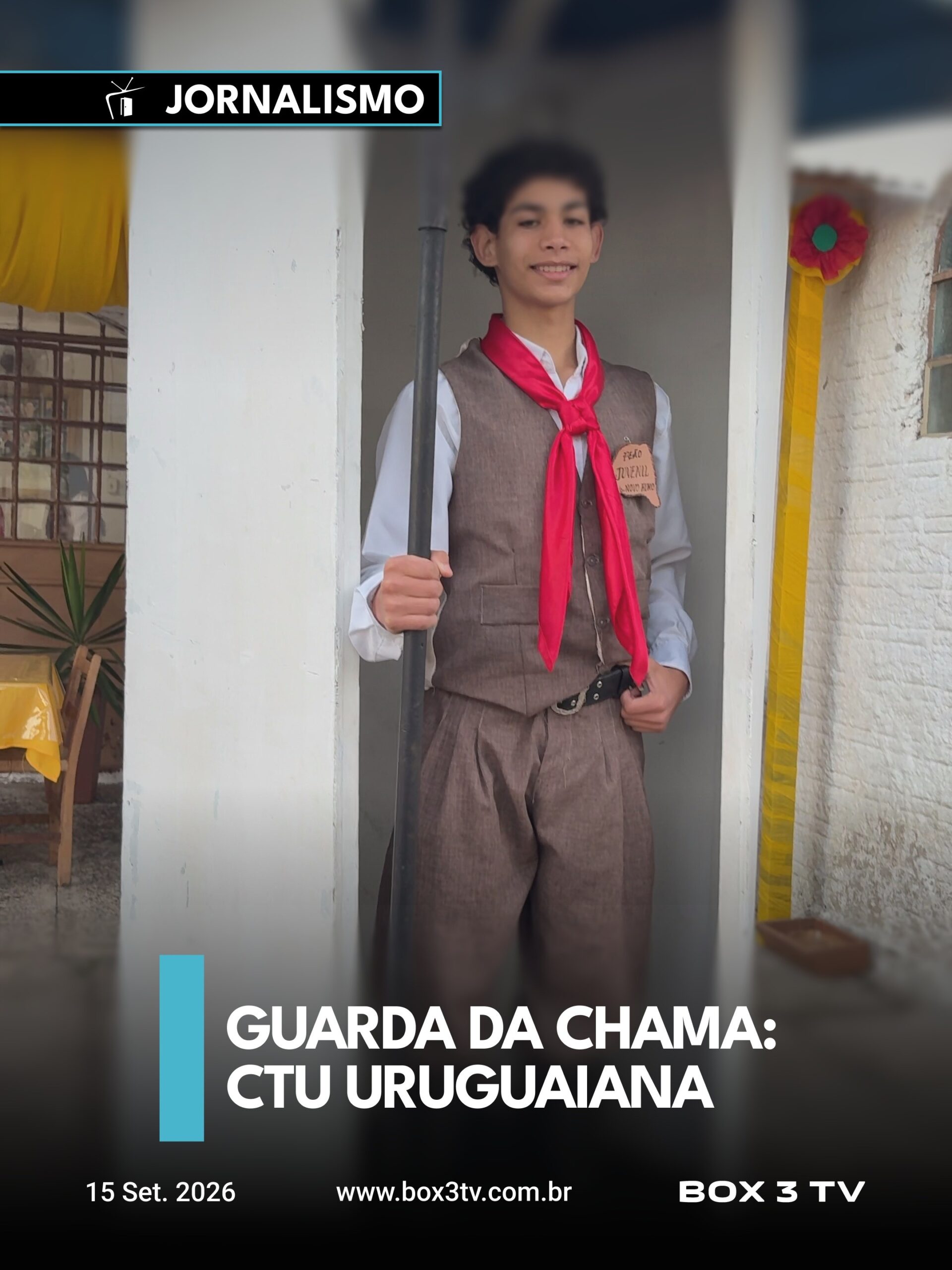 Post: A CTU fez a guarda da Chama Crioula das …