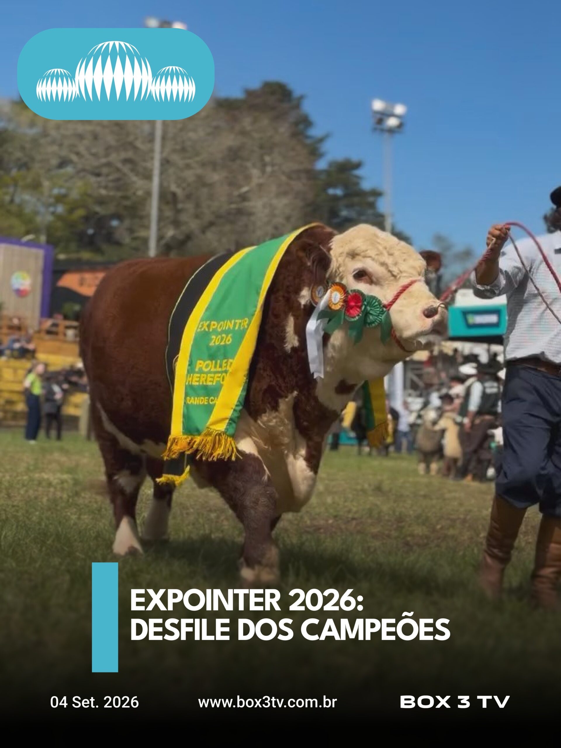 Post: 🏆 Hoje pela manhã, a Expointer 2026 foi …
