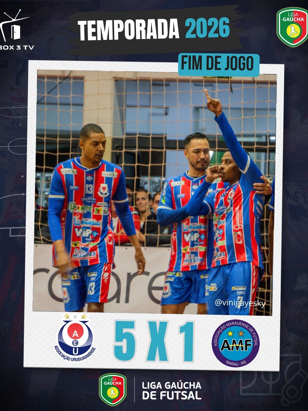 Post: Fim de jogo e mais uma vitória ⚽🔥

A AEU…
