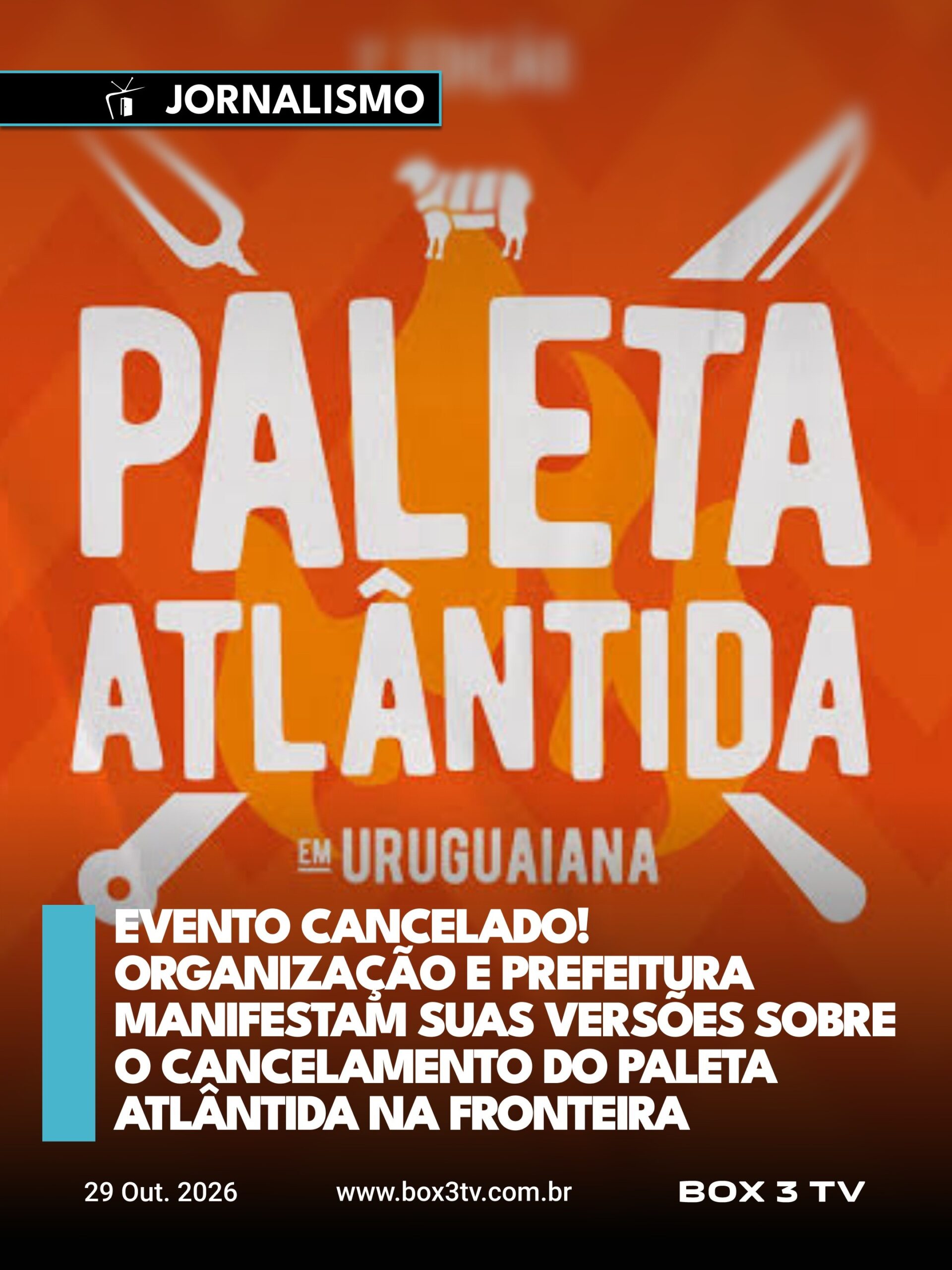 Post: PALETA CANCELADO! 🐑🇳🇱❌

Na manhã desta q…
