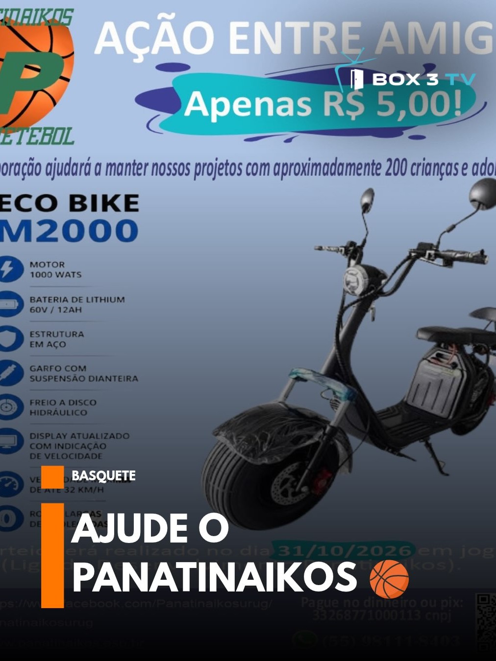 Post: AÇÃO ENTRE AMIGOS DO PANATINAIKOS VALE E…